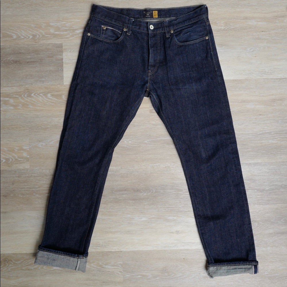J. Crew 484 Selvedge Slim Fit Denim